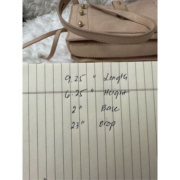 Botkier New York Warren City Blush Leather Crossbody Shoulder Bag NEW - Picture 10 of 10